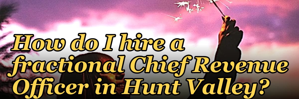 How do I hire a fractional Chief Revenue Officer in Hunt Valley?