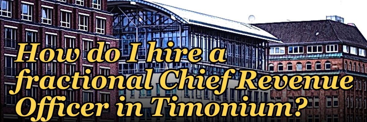 How do I hire a fractional Chief Revenue Officer in Timonium?