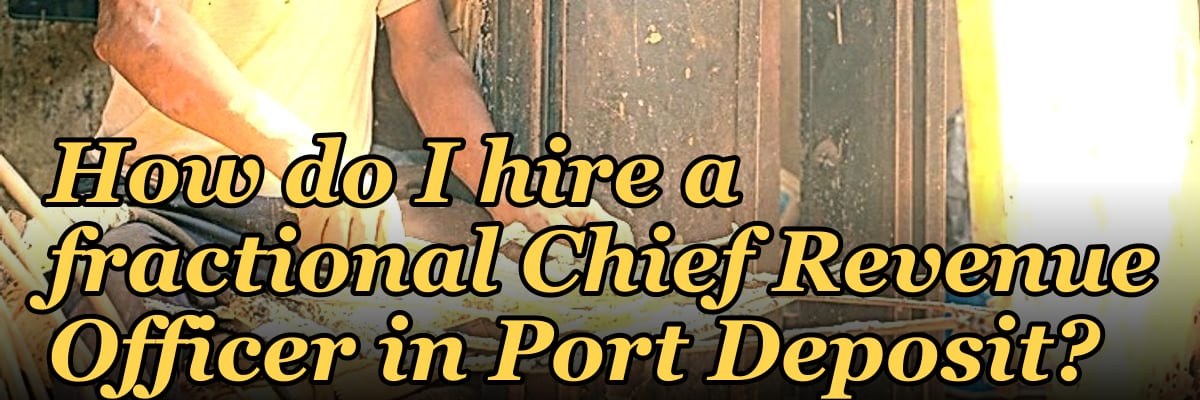 How do I hire a fractional Chief Revenue Officer in Port Deposit?