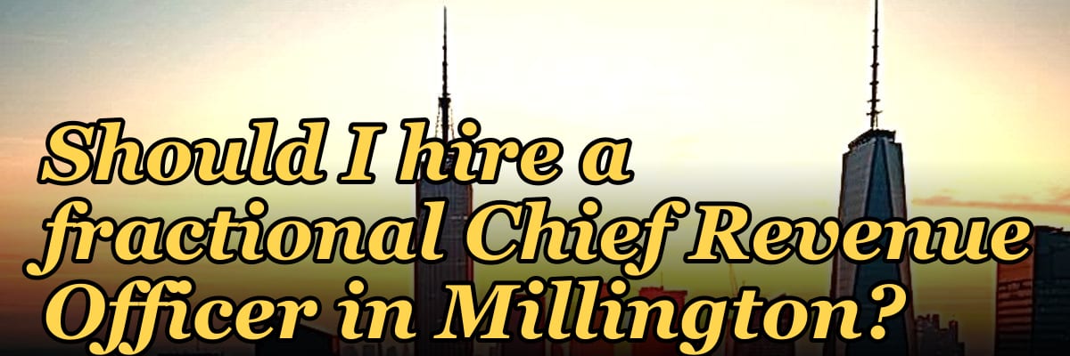 Should I hire a fractional Chief Revenue Officer in Millington?