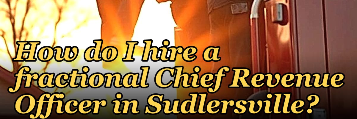 How do I hire a fractional Chief Revenue Officer in Sudlersville?