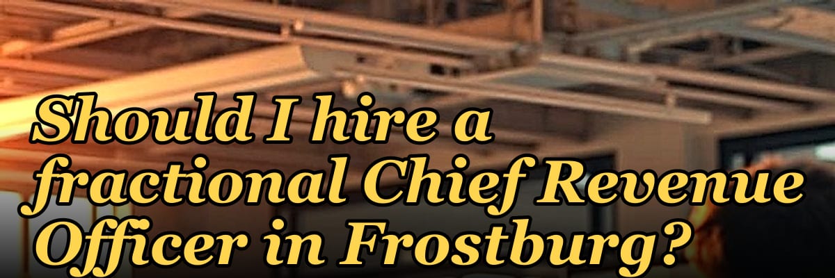Should I hire a fractional Chief Revenue Officer in Frostburg?