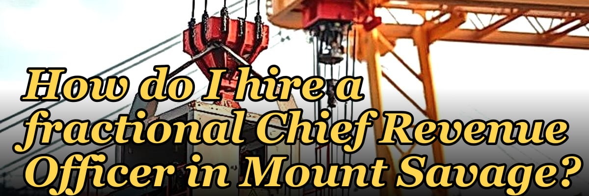 How do I hire a fractional Chief Revenue Officer in Mount Savage?