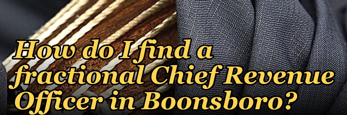 How do I find a fractional Chief Revenue Officer in Boonsboro?