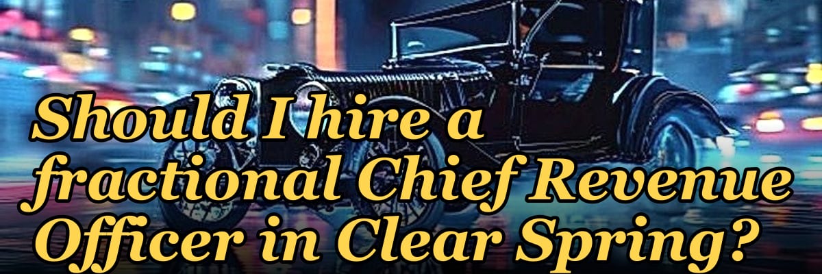 Should I hire a fractional Chief Revenue Officer in Clear Spring?