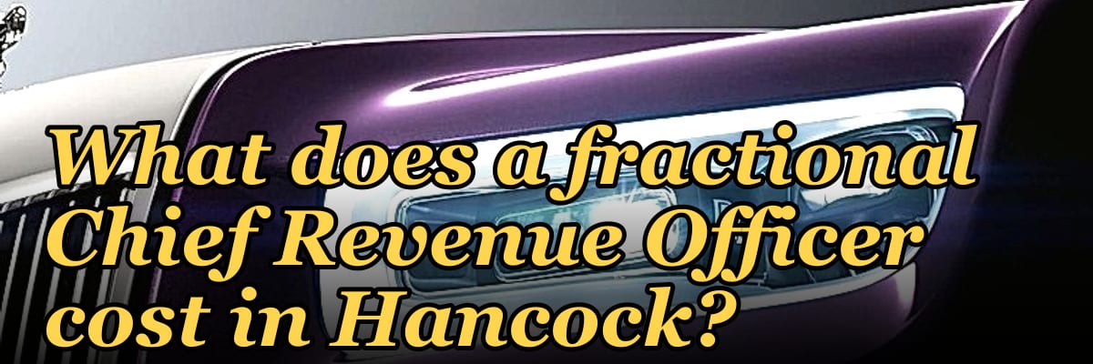 What does a fractional Chief Revenue Officer cost in Hancock?