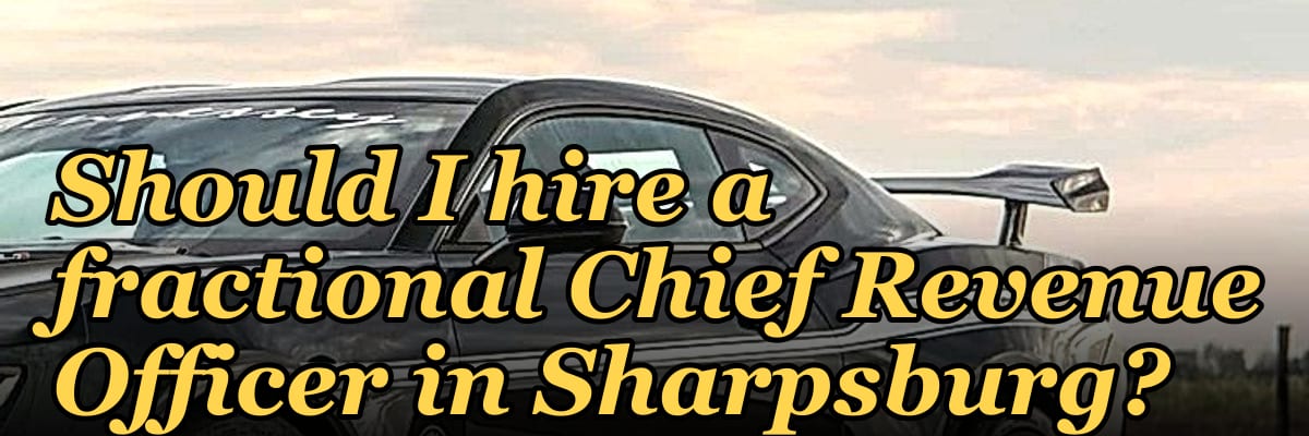 Should I hire a fractional Chief Revenue Officer in Sharpsburg?