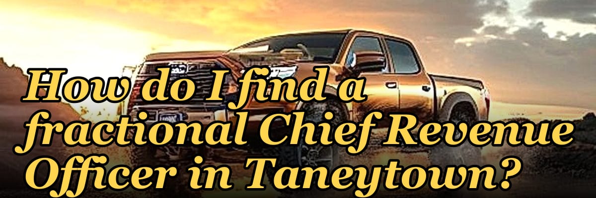 How do I find a fractional Chief Revenue Officer in Taneytown?