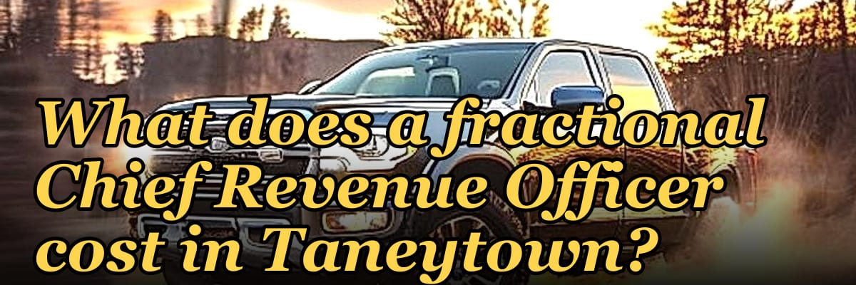 What does a fractional Chief Revenue Officer cost in Taneytown?