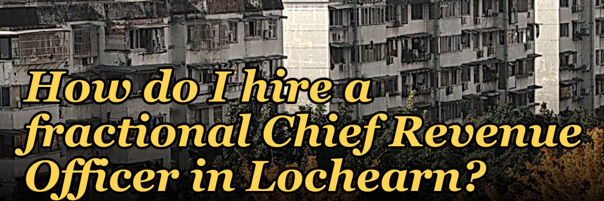How do I hire a fractional Chief Revenue Officer in Lochearn?
