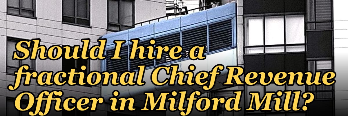 Should I hire a fractional Chief Revenue Officer in Milford Mill?