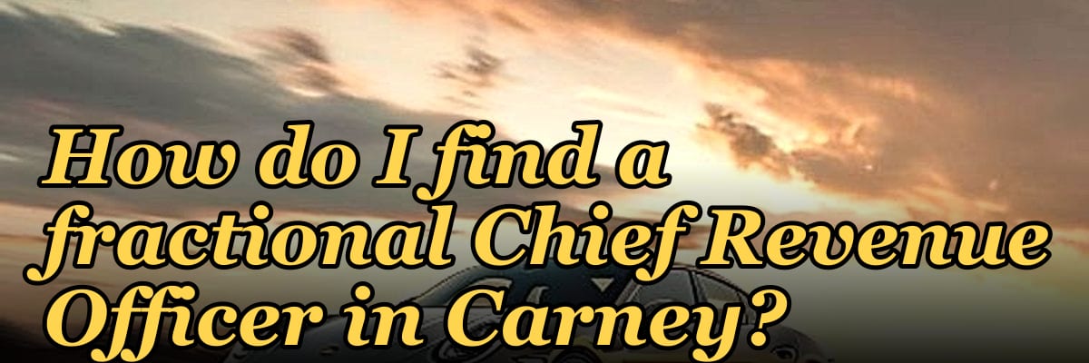 How do I find a fractional Chief Revenue Officer in Carney?