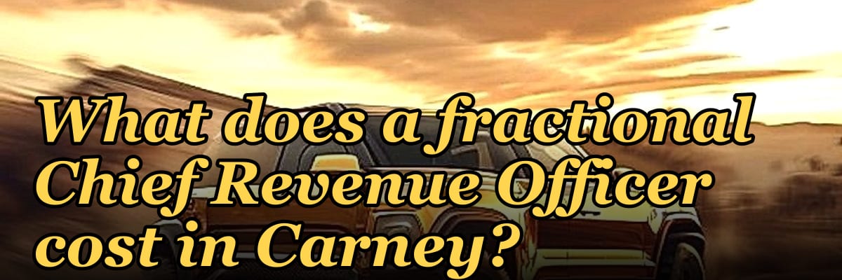 What does a fractional Chief Revenue Officer cost in Carney?
