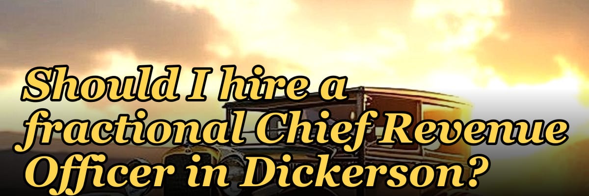 Should I hire a fractional Chief Revenue Officer in Dickerson?