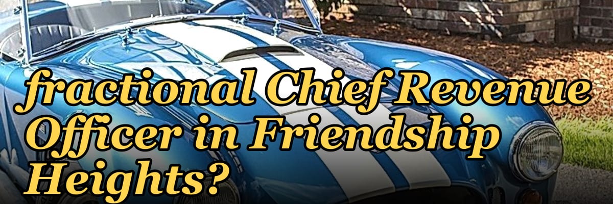 How do I find a fractional Chief Revenue Officer in Friendship Heights?