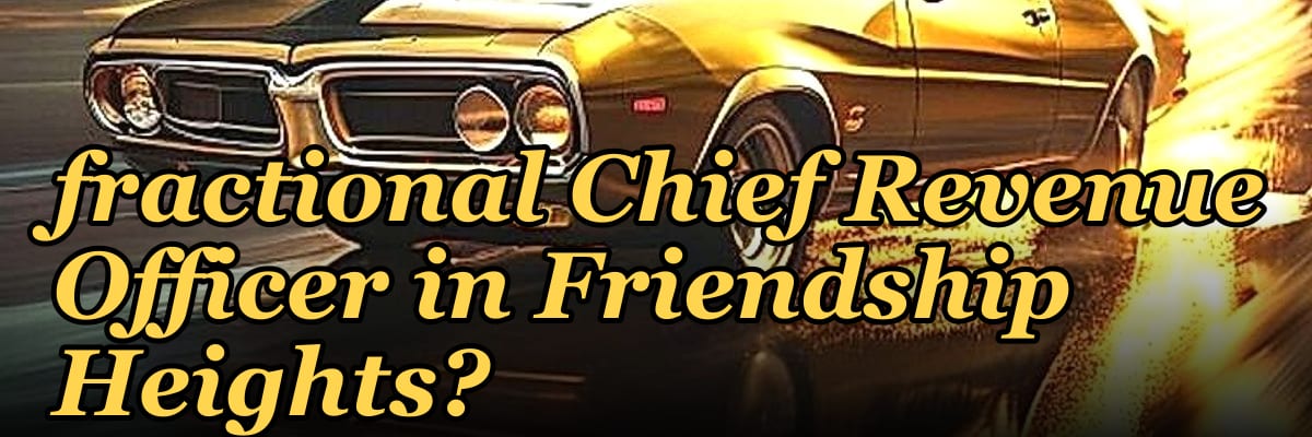 Who is the best fractional Chief Revenue Officer in Friendship Heights?
