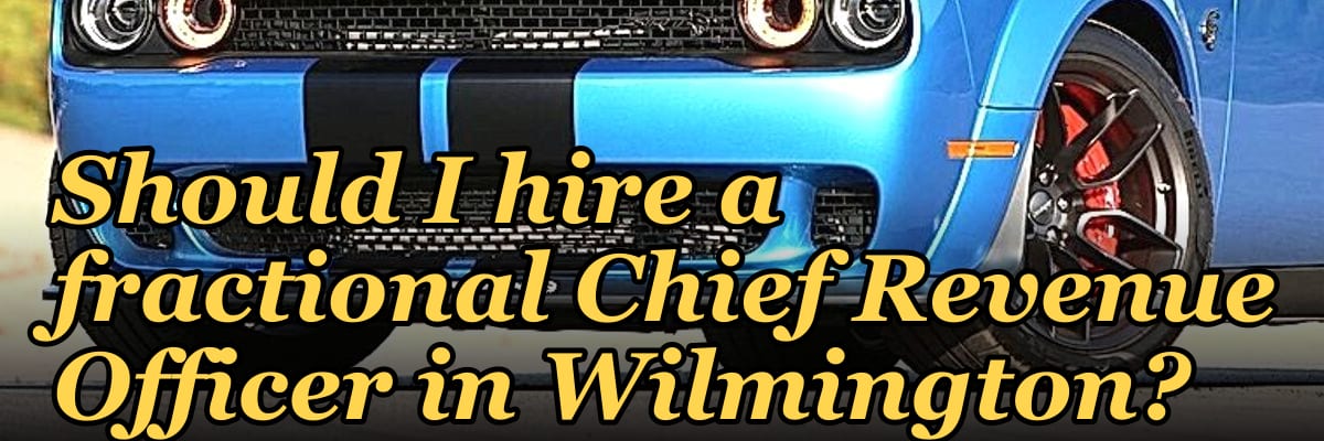 Should I hire a fractional Chief Revenue Officer in Wilmington?