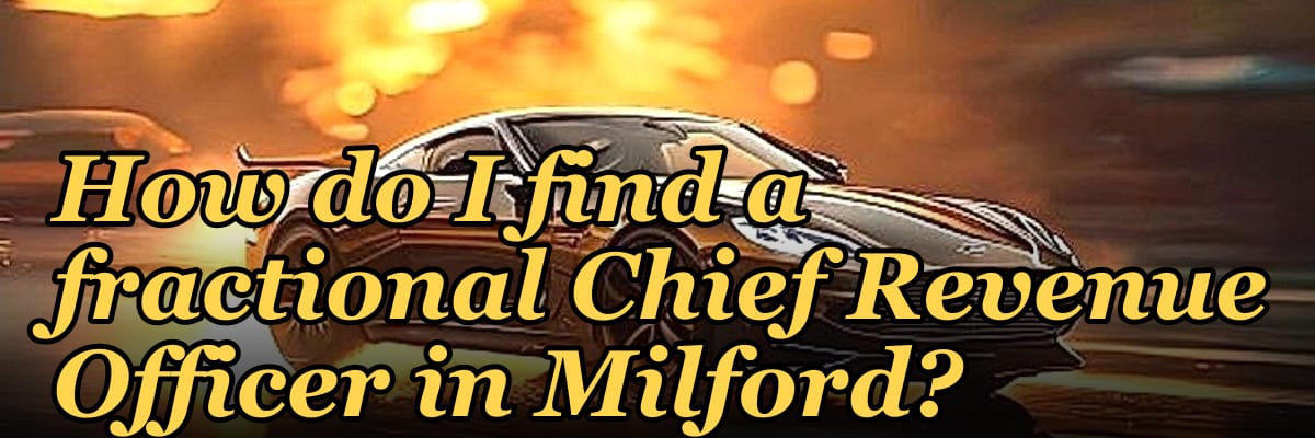 How do I find a fractional Chief Revenue Officer in Milford?