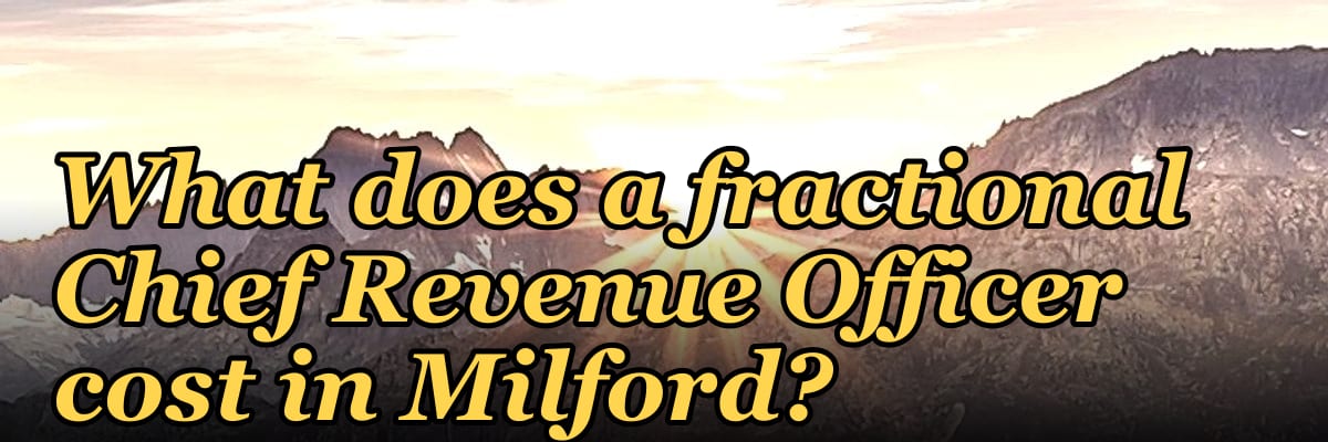 What does a fractional Chief Revenue Officer cost in Milford?
