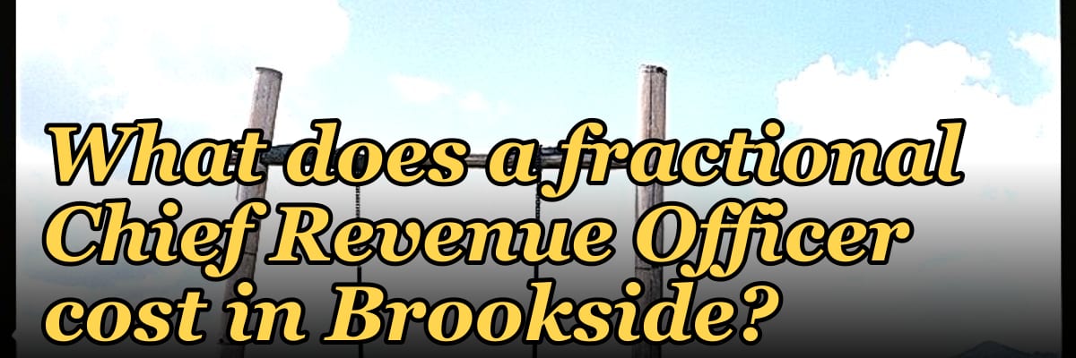 What does a fractional Chief Revenue Officer cost in Brookside?