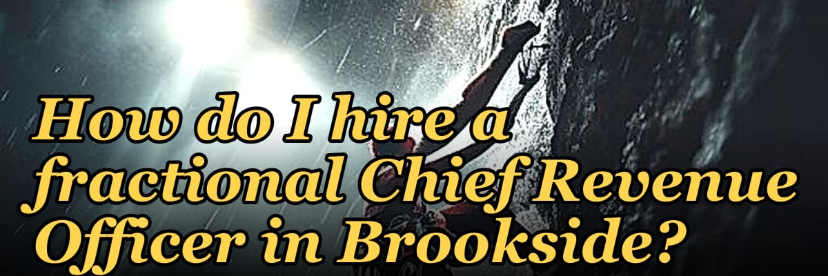 How do I hire a fractional Chief Revenue Officer in Brookside?