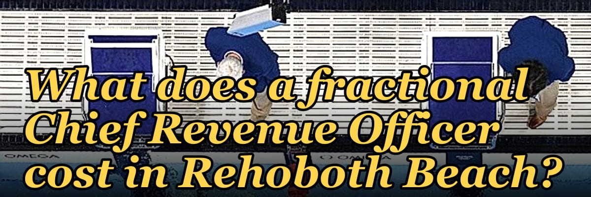 What does a fractional Chief Revenue Officer cost in Rehoboth Beach?