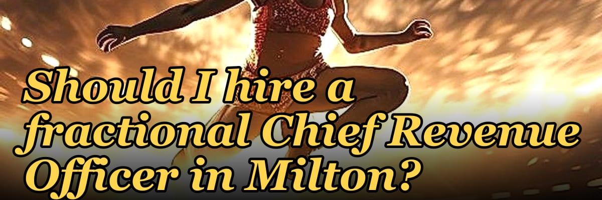 Should I hire a fractional Chief Revenue Officer in Milton?