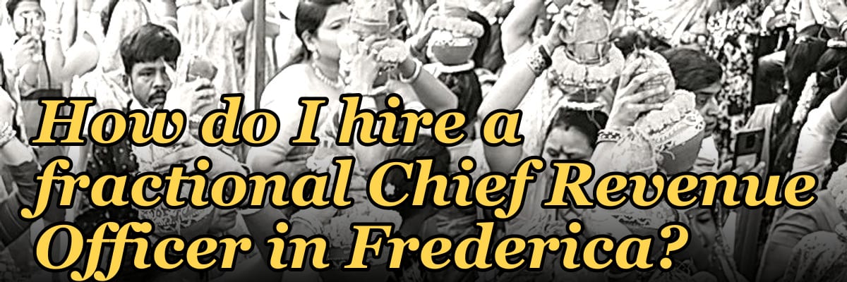How do I hire a fractional Chief Revenue Officer in Frederica?