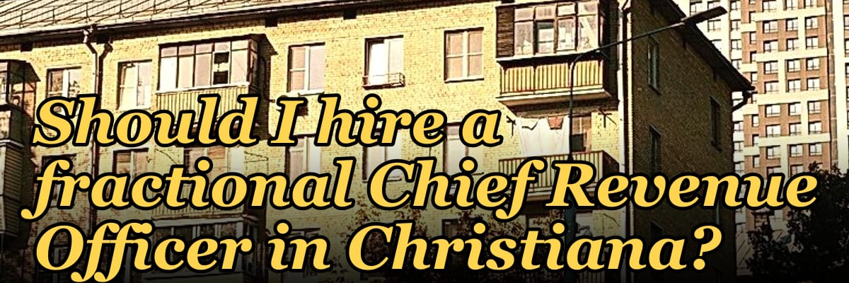 Should I hire a fractional Chief Revenue Officer in Christiana?