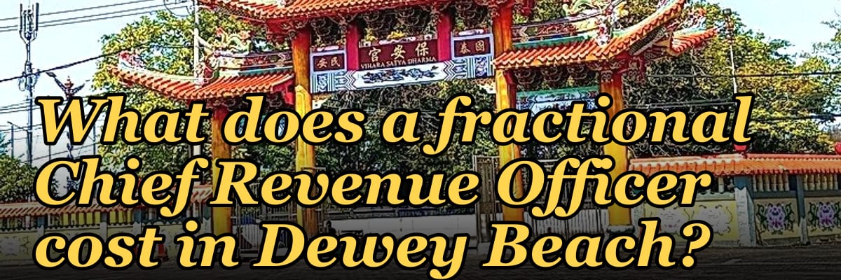 What does a fractional Chief Revenue Officer cost in Dewey Beach?