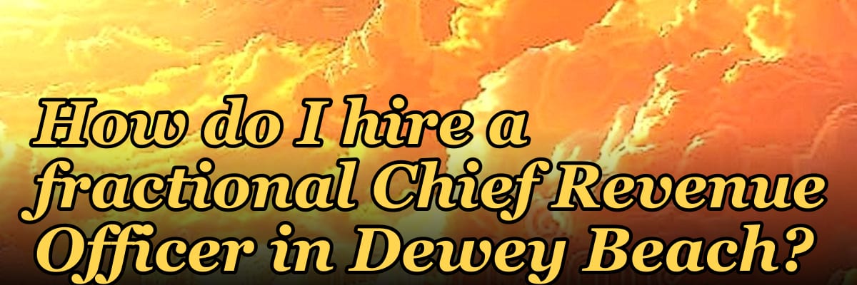 How do I hire a fractional Chief Revenue Officer in Dewey Beach?