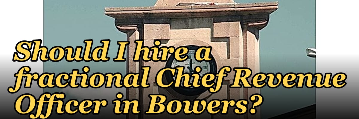 Should I hire a fractional Chief Revenue Officer in Bowers?