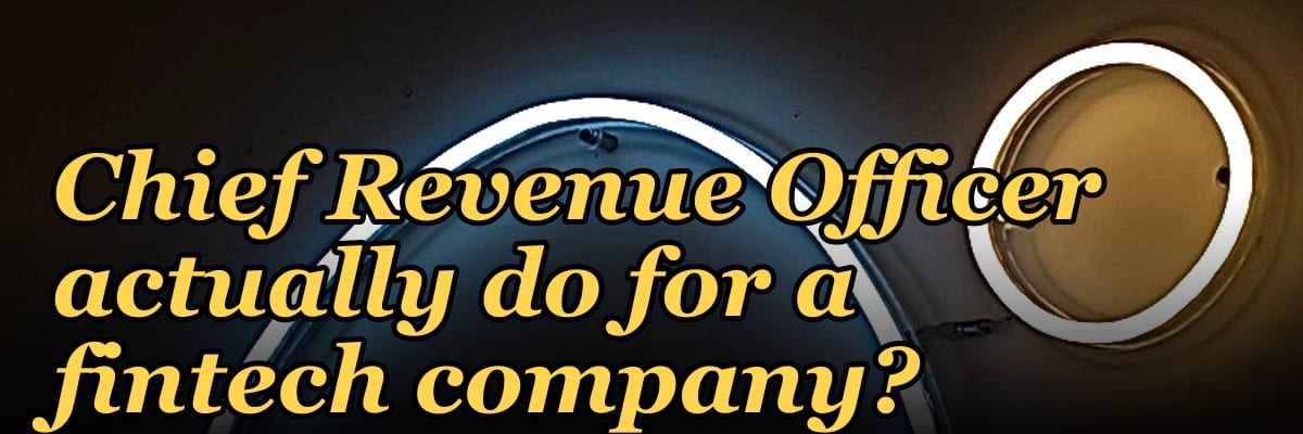 What does a fractional Chief Revenue Officer actually do for a fintech company?