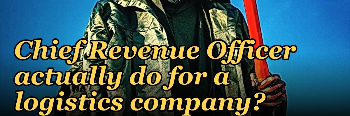 What does a fractional Chief Revenue Officer actually do for a logistics company?