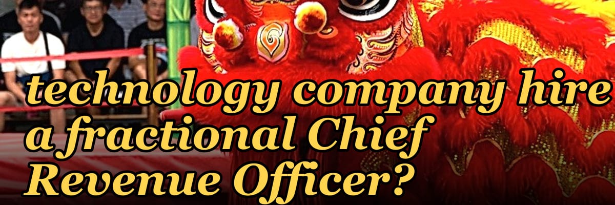 When should a healthcare technology company hire a fractional Chief Revenue Officer?
