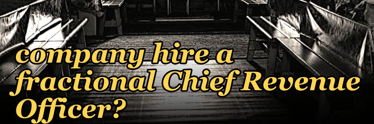 When should a logistics company hire a fractional Chief Revenue Officer?