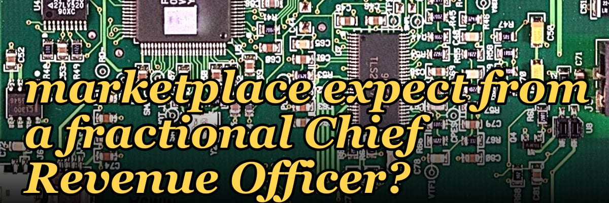 What ROI should a B2B marketplace expect from a fractional Chief Revenue Officer?