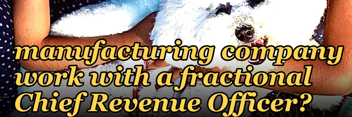 How long does a manufacturing company work with a fractional Chief Revenue Officer?