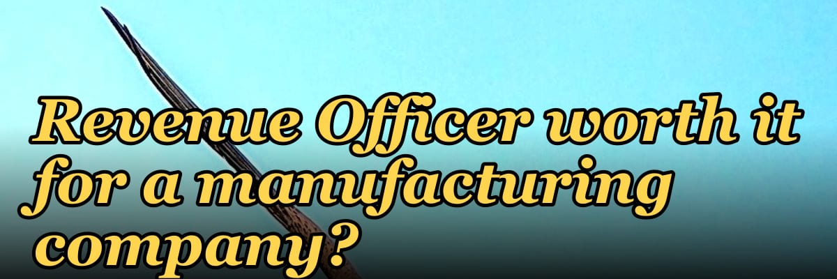 Is a fractional Chief Revenue Officer worth it for a manufacturing company?