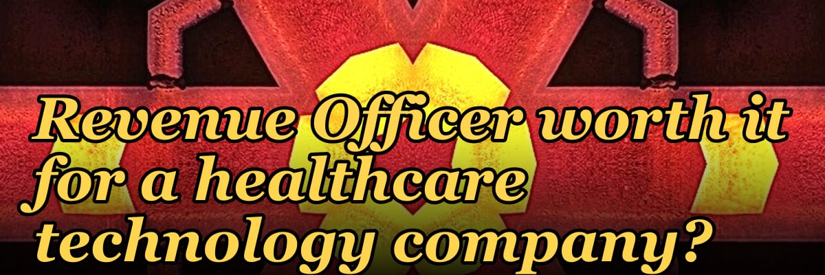 Is a fractional Chief Revenue Officer worth it for a healthcare technology company?