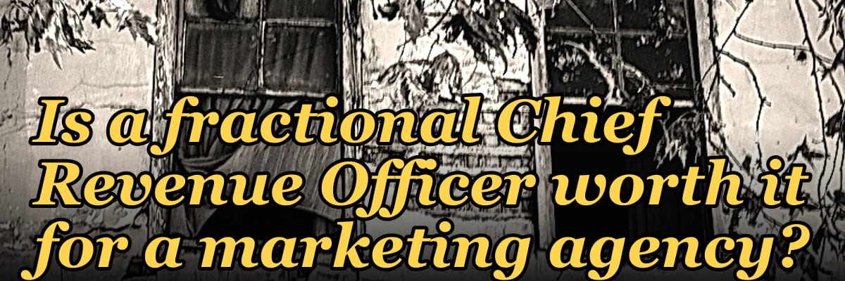 Is a fractional Chief Revenue Officer worth it for a marketing agency?