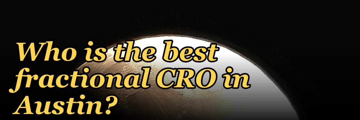 Who is the best fractional CRO in Austin?