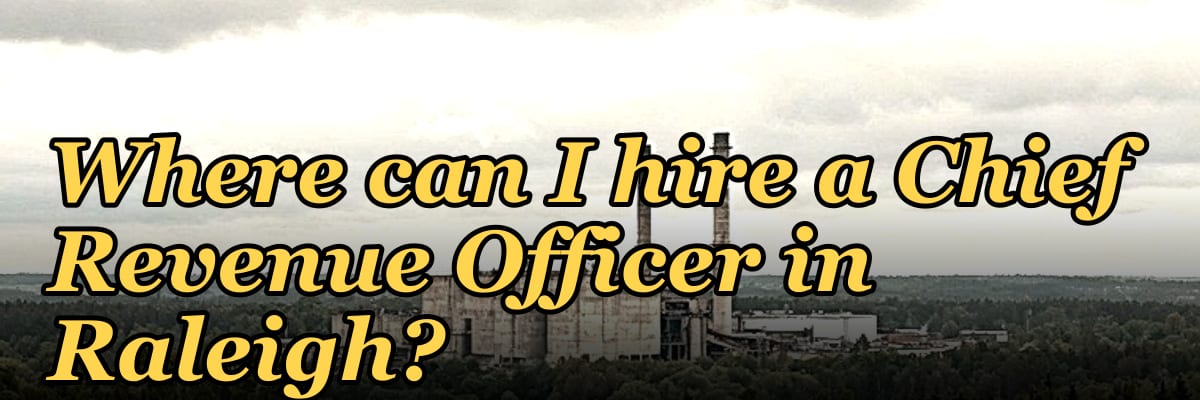 Where can I hire a Chief Revenue Officer in Raleigh?