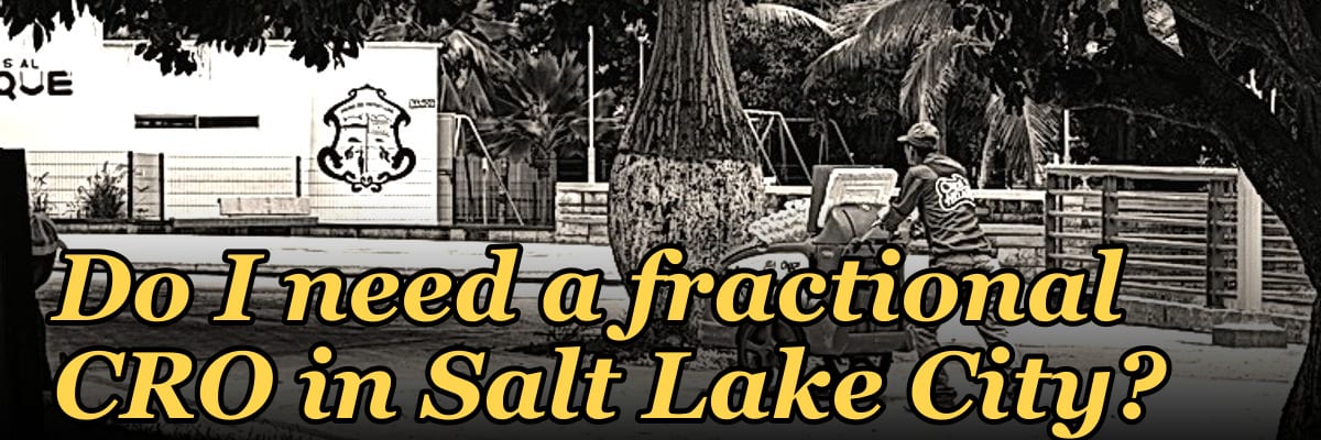 Do I need a fractional CRO in Salt Lake City?