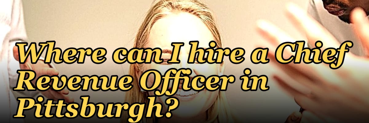 Where can I hire a Chief Revenue Officer in Pittsburgh?