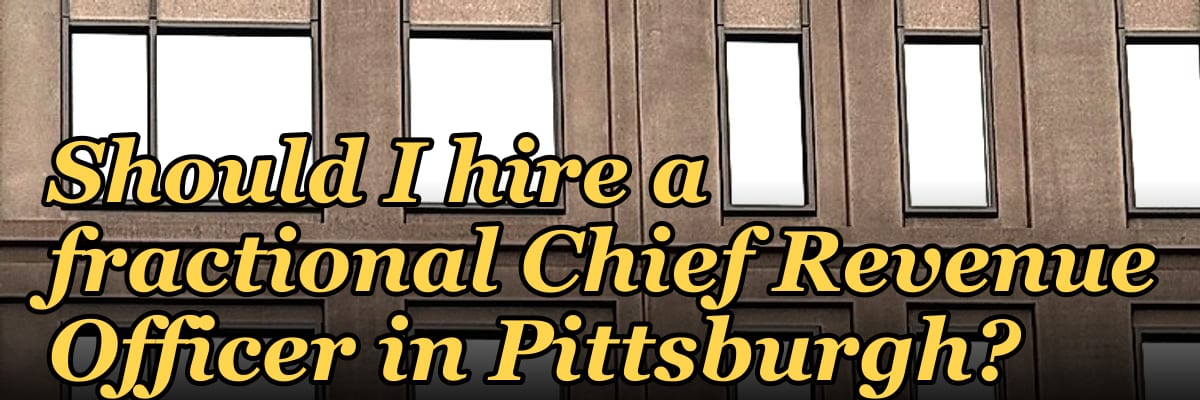 Should I hire a fractional Chief Revenue Officer in Pittsburgh?
