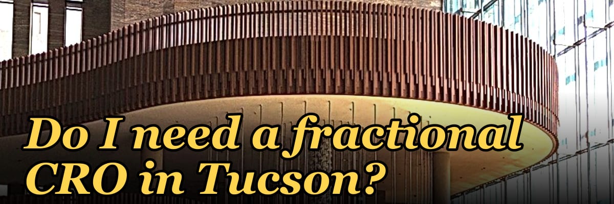 Do I need a fractional CRO in Tucson?