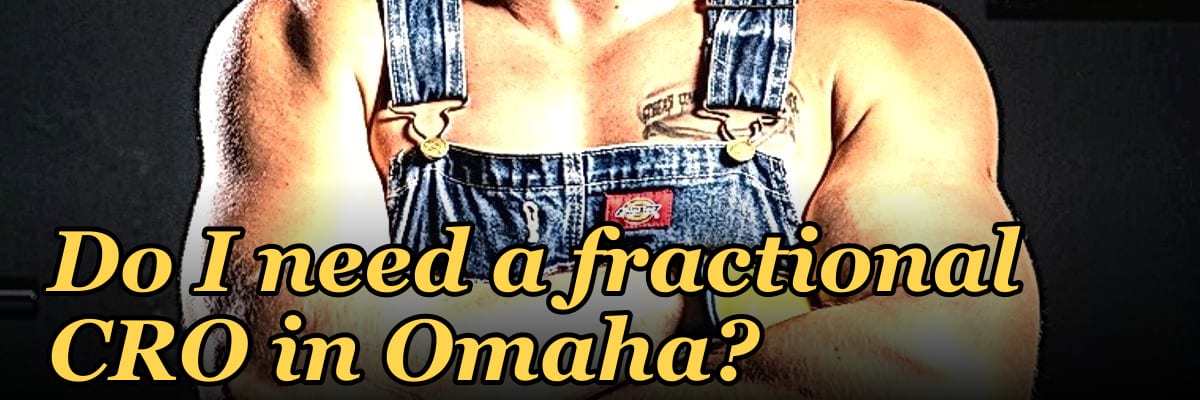 Do I need a fractional CRO in Omaha?