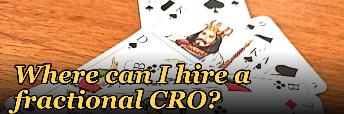 Where can I hire a fractional CRO?