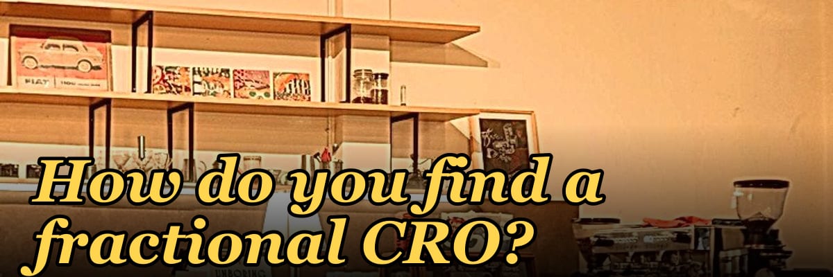 How do you find a fractional CRO?